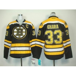Women Boston Bruins 33 Chara Black Hockey Jersey