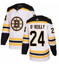 Womens Adidas Boston Bruins 24 Terry OReilly Authentic White Away NHL Jersey 