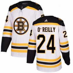 Womens Adidas Boston Bruins 24 Terry OReilly Authentic White Away NHL Jersey 