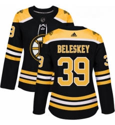 Womens Adidas Boston Bruins 39 Matt Beleskey Premier Black Home NHL Jersey 