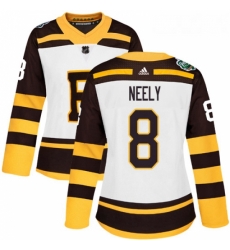 Womens Adidas Boston Bruins 8 Cam Neely Authentic White 2019 Winter Classic NHL Jersey 