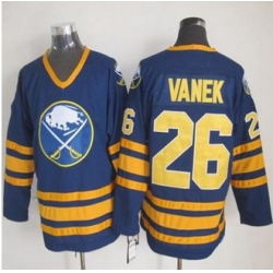 Buffalo Sabres #26 Thomas Vanek Navy Blue CCM Throwback Stitched NHL Jersey