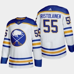 Buffalo Sabres 55 Rasmus Ristolainen Men Adidas 2020 21 Away Authentic Player Stitched NHL Jersey White