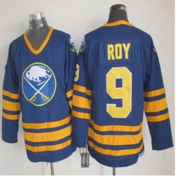 Buffalo Sabres #9 Derek Roy Navy Blue CCM Throwback Stitched NHL Jersey