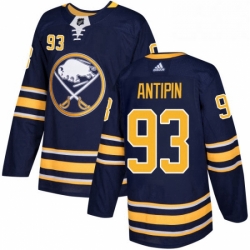 Mens Adidas Buffalo Sabres 93 Victor Antipin Premier Navy Blue Home NHL Jersey 
