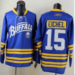 Sabres #15 Jack Eichel Light Blue New Third Stitched NHL Jersey