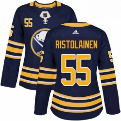 Womens Adidas Buffalo Sabres 55 Rasmus Ristolainen Premier Navy Blue Home NHL Jersey 