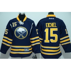 Sabres #15 Jack Eichel Navy Blue Youth Stitched NHL Jersey