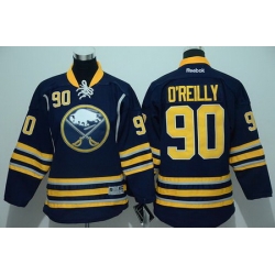 Sabres #90 Ryan O 27Reilly Navy Blue Youth Stitched NHL Jersey