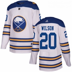 Youth Adidas Buffalo Sabres 20 Scott Wilson Authentic White 2018 Winter Classic NHL Jersey 