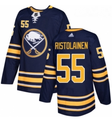 Youth Adidas Buffalo Sabres 55 Rasmus Ristolainen Authentic Navy Blue Home NHL Jersey 