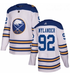 Youth Adidas Buffalo Sabres 92 Alexander Nylander Authentic White 2018 Winter Classic NHL Jersey 