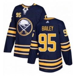 Youth Adidas Buffalo Sabres 95 Justin Bailey Premier Navy Blue Home NHL Jersey 