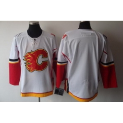 2011 Calgary Flames  Blank white Jerseys