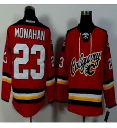 Calgary Flames #23 Sean Monahan Red Alternate Stitched NHL Jersey