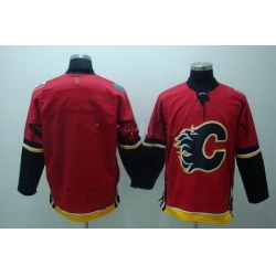Calgary Flames blank red jerseys