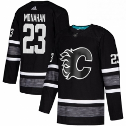 Mens Adidas Calgary Flames 23 Sean Monahan Black 2019 All Star Game Parley Authentic Stitched NHL Jersey 