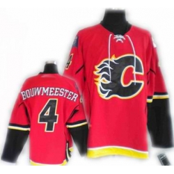 cheap Calgary Flames jerseys 4# BOUWMEESTER red