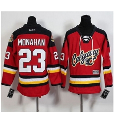 Calgary Flames #23 Sean Monahan Red Alternate Stitched Youth NHL Jersey