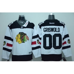Blackhawks #00 Clark Griswold White 2016 Stadium Series Stitched NHL Jersey