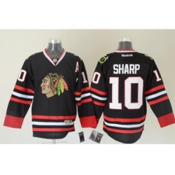 Chicago Blackhawks #10 Patrick Sharp Black Stitched NHL Jersey
