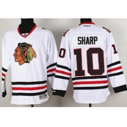 Chicago Blackhawks 10 Patrick Sharp White NHL Hockey Jersey