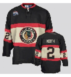 Chicago Blackhawks #2 Duncan Keith Winter Classic Black hockey Jersey