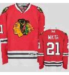 Chicago Blackhawks #21 Stan Mikita Hockey Red Jersey