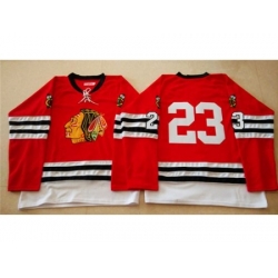 Chicago Blackhawks #23 Kris Versteeg Red Mitchell And Ness 1960-61 Stitched NHL Jersey
