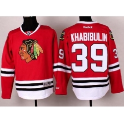 Chicago Blackhawks 39 Nikolai Khabibulin Red Hockey NHL Jerseys