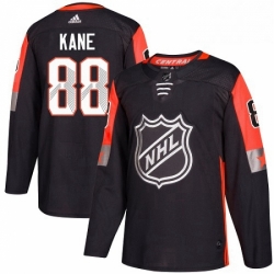 Mens Adidas Chicago Blackhawks 88 Patrick Kane Authentic Black 2018 All Star Central Division NHL Jersey 