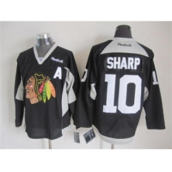 NHL Chicago Blackhawks #10 Patrick Sharp black jerseys