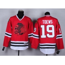 NHL Chicago Blackhawks #19 Jonathan Toews Stitched red jersey[2014 new]
