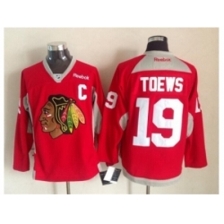 NHL Chicago Blackhawks #19 Jonathan Toews red jerseys New