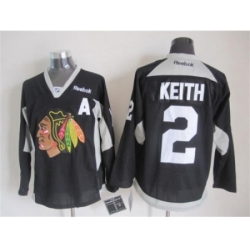 NHL Chicago Blackhawks #2 Duncan Keith black jerseys
