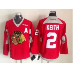 NHL Chicago Blackhawks #2 Duncan Keith red jerseys New