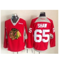 NHL Chicago Blackhawks #65 Andrew Shaw red jerseys New
