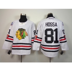 NHL Chicago Blackhawks #81 Hossa 2015 Winter Classic White Jerseys