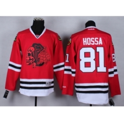NHL Chicago Blackhawks #81 Marian Hossa Stitched red jersey[2014 new]