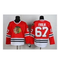 NHL Jerseys Chicago Blackhawks #67 frolik red