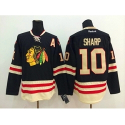 NHL chicago blackhawks #10 Patrick Sharp black jerseys(2015 new classic)
