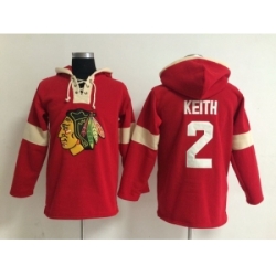 NHL chicago blackhawks #2 keith red jerseys[pullover hooded sweatshirt]