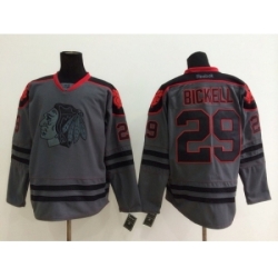 NHL chicago blackhawks #29 Bryan Bickell Charcoal Cross Check Jerseys