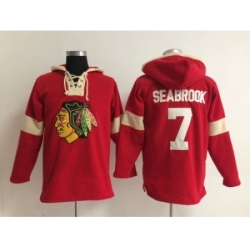 NHL chicago blackhawks #7 seabrook red jerseys[pullover hooded sweatshirt]