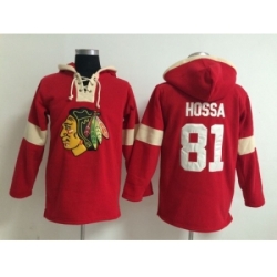 NHL chicago blackhawks #81 hossa red jerseys[pullover hooded sweatshirt]