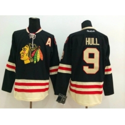 NHL chicago blackhawks #9 Bobby Hull black jerseys(2015 new classic)