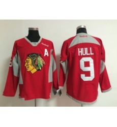 NHL chicago blackhawks #9 Bobby Hull red jerseys