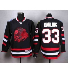 nhl jerseys chicago blackhawks #33 darling black[2014 Stadium Series][the skeleton head][darling]