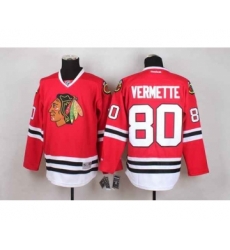 nhl jerseys chicago blackhawks #80 vermette red