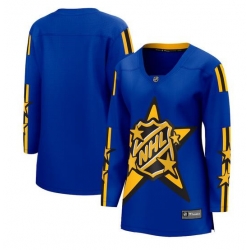 Women All Star Game 2024 Blue Breakaway Stitched Hockey Jersey